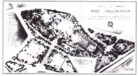 Projet de J. Gréber pour le Parc Kellermann (1937)